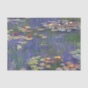 Monet Water Lilies Masterpiece Painting Tissue Paper