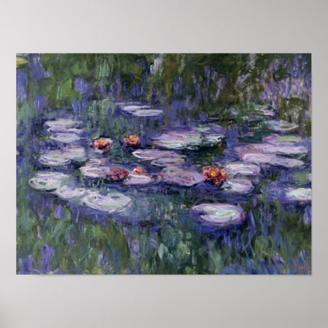Monet - Water Lilies, Nympheas Poster (Front)