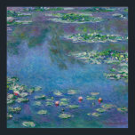 Monet Water Lilies Painting Poster<br><div class="desc">Oscar-Claude Monet (14 November 1840 – 5 December 1926) was a French painter and founder of the French Impressionist style of painting.  The term "Impressionism" is derived from the title of one of his paintings.   This painting is Water Lilies.</div>