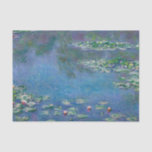 Monet Water Lilies Painting Tissue Paper<br><div class="desc">Oscar-Claude Monet (14 November 1840 – 5 December 1926) was a French painter and founder of the French Impressionist style of painting.  The term "Impressionism" is derived from the title of one of his paintings.   This painting is Water Lilies.</div>