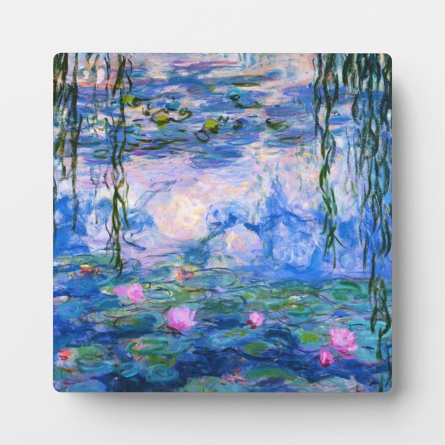 Monet Water Lilies Plaque (Front)