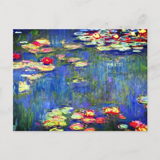 Monet Water Lilies  Postcard (Front)