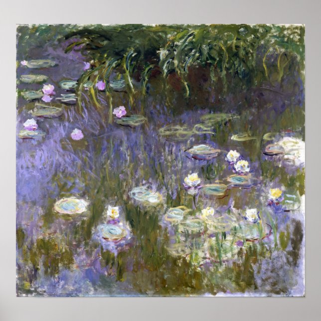 Monet - Water Lilies Poster (Front)
