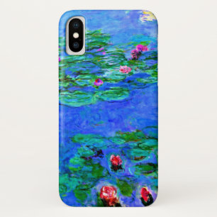 Monet - Water Lilies (red) iPhone X Case