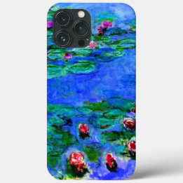 Monet - Water Lilies (red) Case-Mate iPhone Case