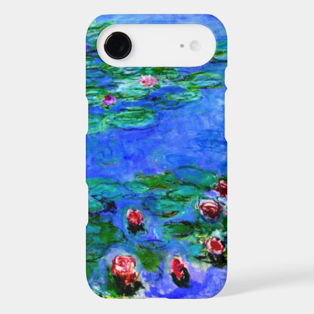 Monet - Water Lilies (red) Case-Mate iPhone Case (Back)