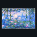 Monet Water Lilies Stickers<br><div class="desc">Monet Water Lilies stickers. Oil painting on canvas from 1916. Monet painted his famous water lily pond obsessively during the final years of his career, drawing inspiration from the light of the sun and its shifting effect on the water and the aquatic flowers and foliage. This painting features a vibrant...</div>