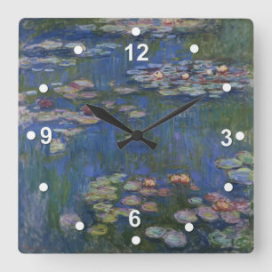 Monet Water Lilies Wall Clock