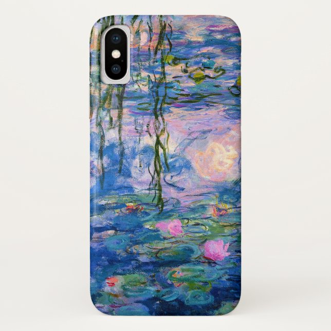 Monet Water Lilies with Pond Reflections Case-Mate iPhone Case (Back)