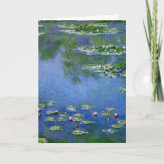 Monet Water Lillies Card