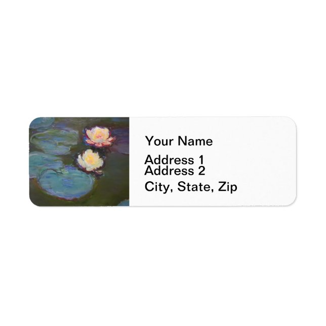 Monet Water Lily Lilies Pond Waterlilies Painting (Front)