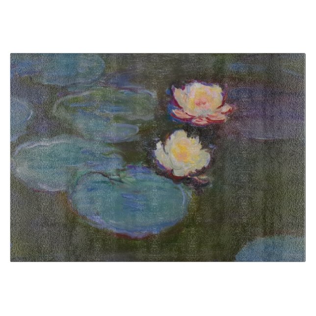 Monet Water Lily Lilies Pond Waterlilies Painting Cutting Board (Front)