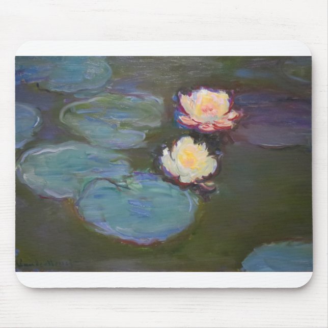 Monet Water Lily Lilies Pond Waterlilies Painting Mouse Mat (Front)
