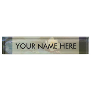 Monet Water Lily Lilies Pond Waterlilies Painting Nameplate