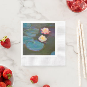Monet Water Lily Lilies Pond Waterlilies Painting Napkin