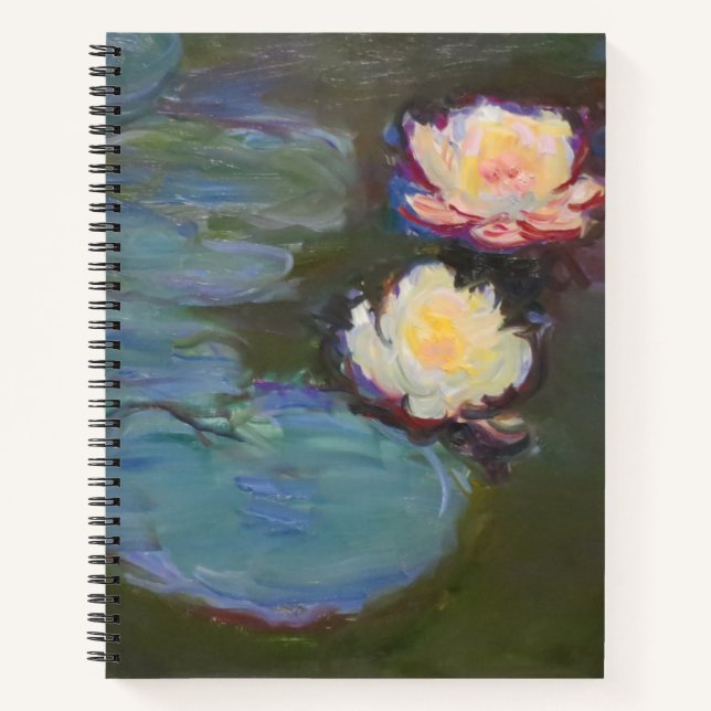 Monet Water Lily Lilies Pond Waterlilies Painting Notebook (Front)