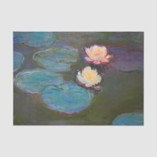 Monet Water Lily Lilies Pond Waterlilies Painting Tissue Paper