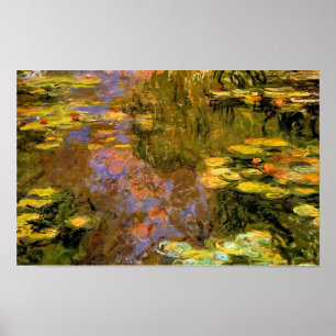 Monet - Water Lily Pond, 1919, Poster