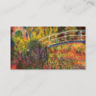 Monet Water Lily Pond and Water Irises Enclosure Card