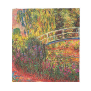 Monet Water Lily Pond and Water Irises Notepad