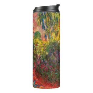Monet Water Lily Pond and Water Irises Thermal Tumbler