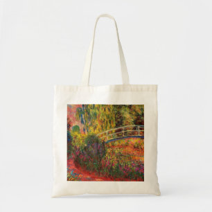 Monet Water Lily Pond and Water Irises Tote Bag