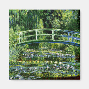 Monet - Water Lily Pond, green Magnet
