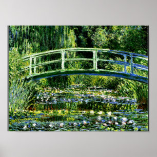 Monet - Water Lily Pond, green Poster