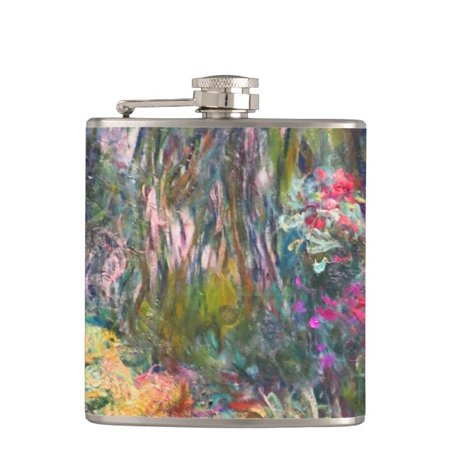 Monet Water Lily Pond Hip Flask (Front)