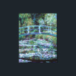 Monet - Water Lily Pond & Japanese Bridge Canvas Print<br><div class="desc">Monet - Water Lily Pond & Japanese Bridge Water Lily Pond & Japanese Bridge is by the Impressionist painter Claude Monet. Monet was one of the founders of French Impressionist painting and is considered one of the most important painters in history. His paintings were concerned with the shifting effect of...</div>