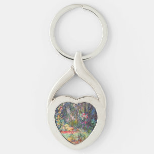 Monet Water Lily Pond Key Ring