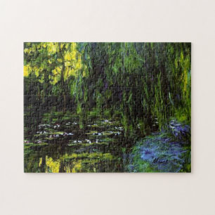 MONET Water Lily Pond Puzzle WEEPING WILLOWS