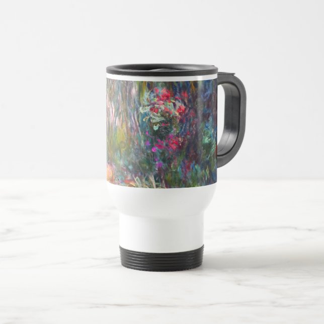 Monet Water Lily Pond Travel Mug (Front Right)