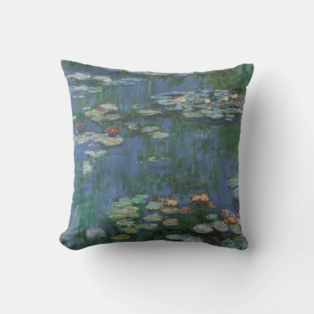 Monet-waterlilies Cushion (Front)