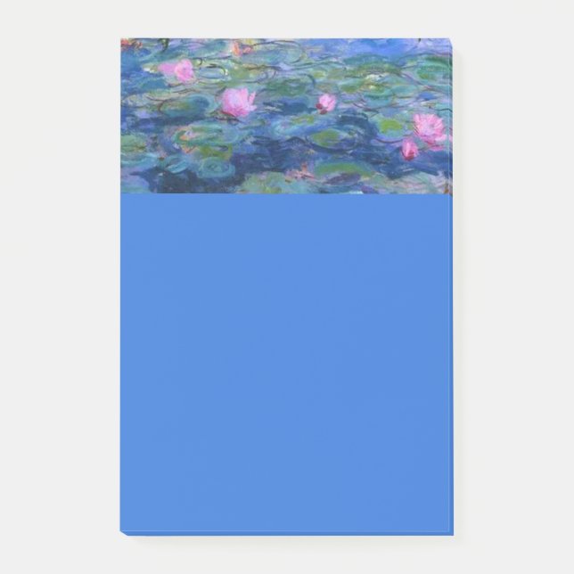 Monet Waterlilies Post-it Notes (Front)