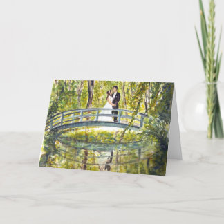 Monet wedding card