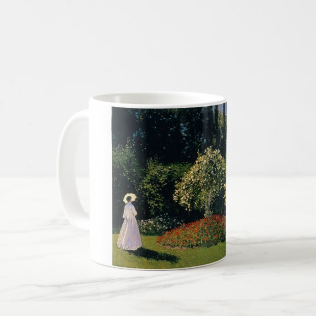 Monet - Woman in Garden Coffee Mug (Front Left)
