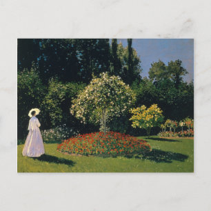 Monet - Woman in Garden Postcard