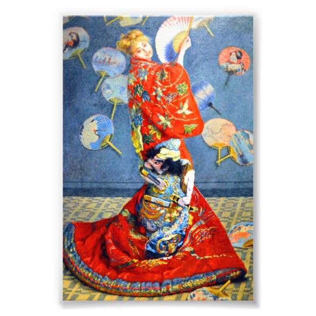 Monet Woman in Japanese Costume Photo Print (Front)