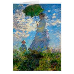 Monet Woman Parasol Impressionism