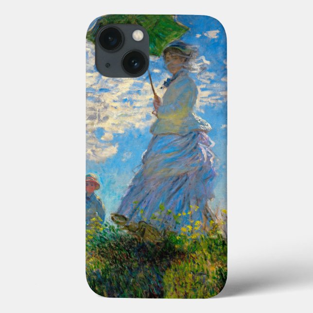 Monet Woman Parasol Impressionism Case-Mate iPhone Case (Back)