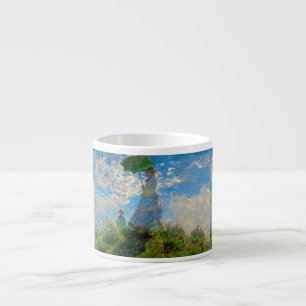 Monet Woman Parasol Impressionism Espresso Cup