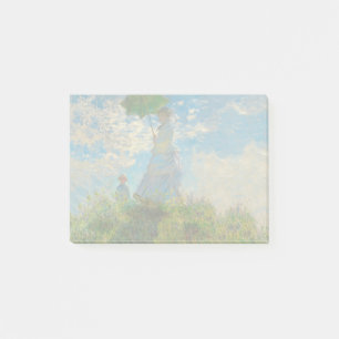 Monet Woman Parasol Impressionism Post-it Notes