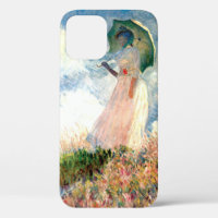 Monet Woman with a Parasol Facing Left