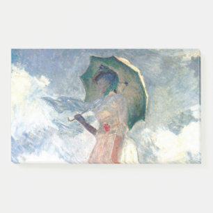 Monet Woman with a Parasol Facing Left Post-it Notes