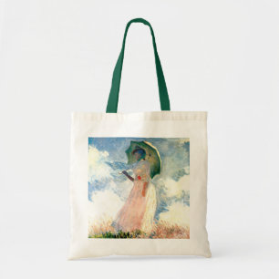 Monet Woman with a Parasol Facing Left Tote Bag