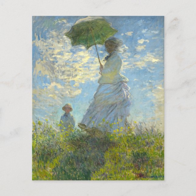 Monet Woman with a Parasol Paper (Front)