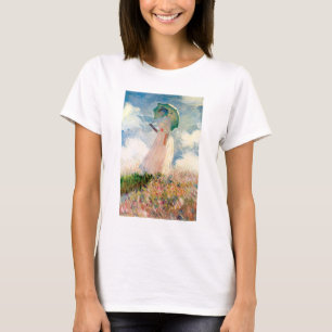 Monet Woman With A Parasol T-shirt