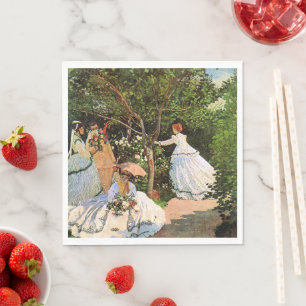 Monet - Women in the Garden Napkin