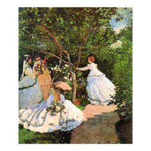 Monet - Women in the Garden Photo Print